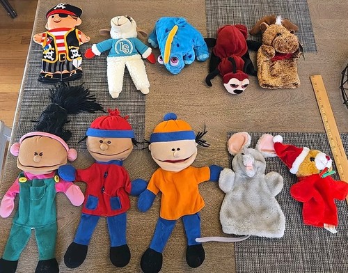 Plush hand puppets - plush,